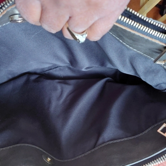 Taupe Large Formed Shell Bag - Picture 7 of 16